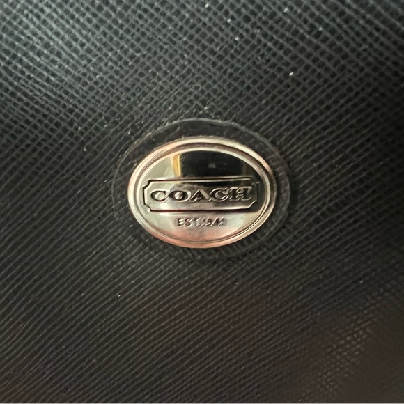 Large Leather Coach Tote - Picture 4 of 4